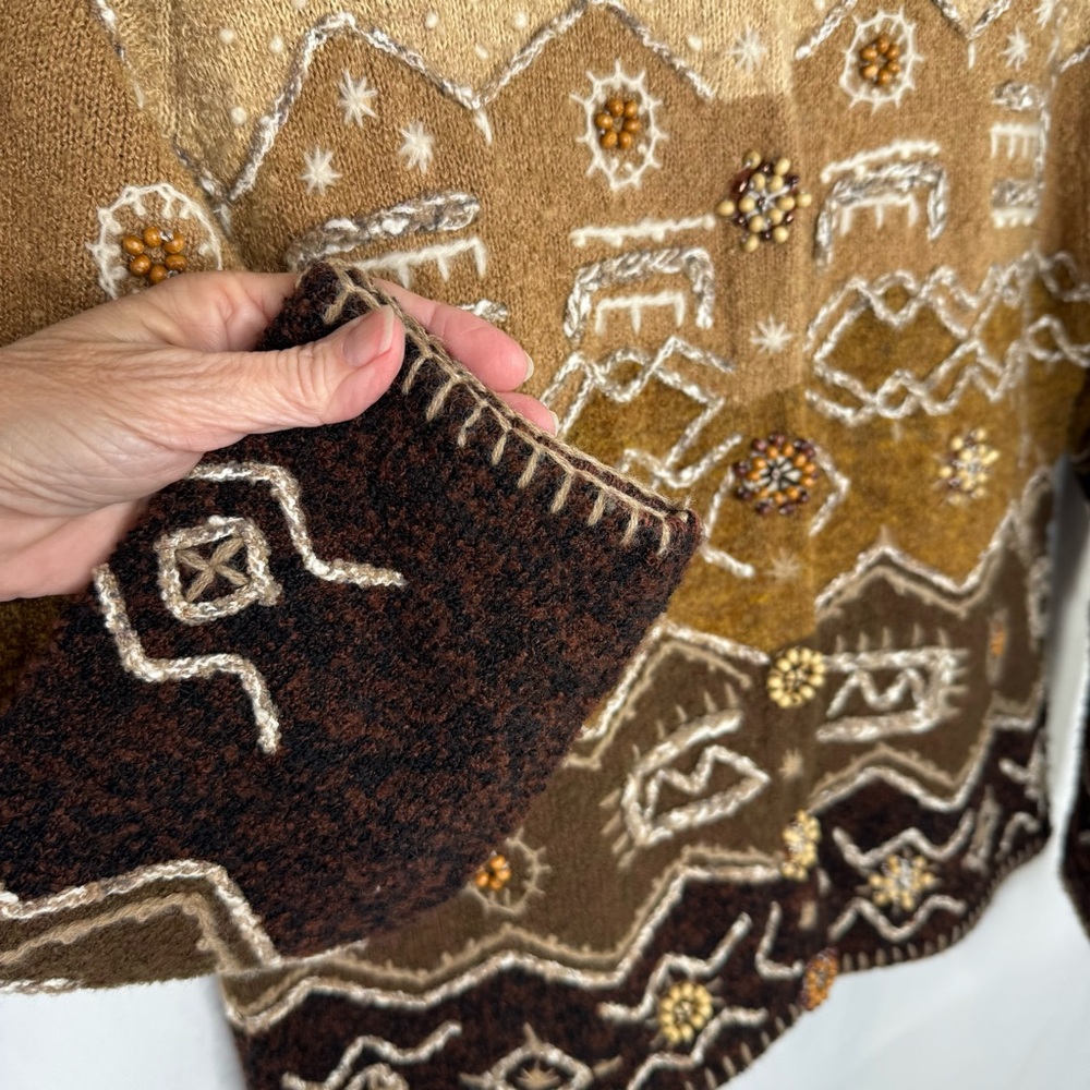 Vintage Design Options by Phillip & Jane Gordon Desert Southwest Cardigan - Picture 8 of 8